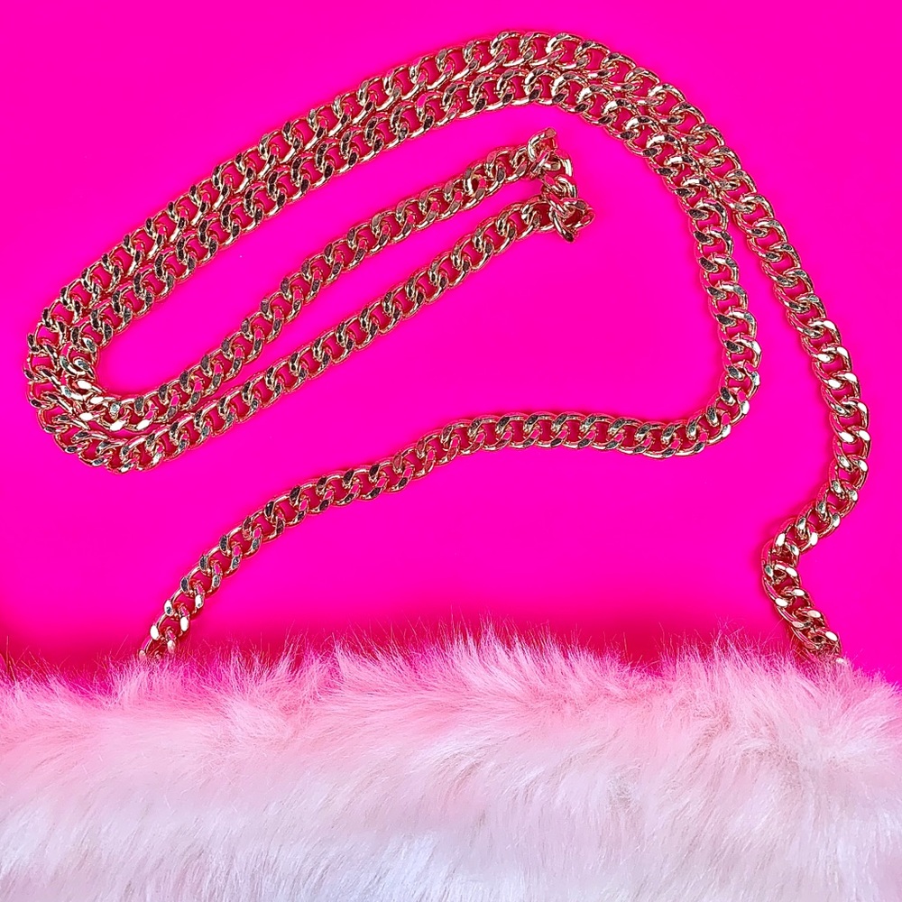 Forever 21 Furry Light Pink Crossbody Purse - Picture 3 of 4